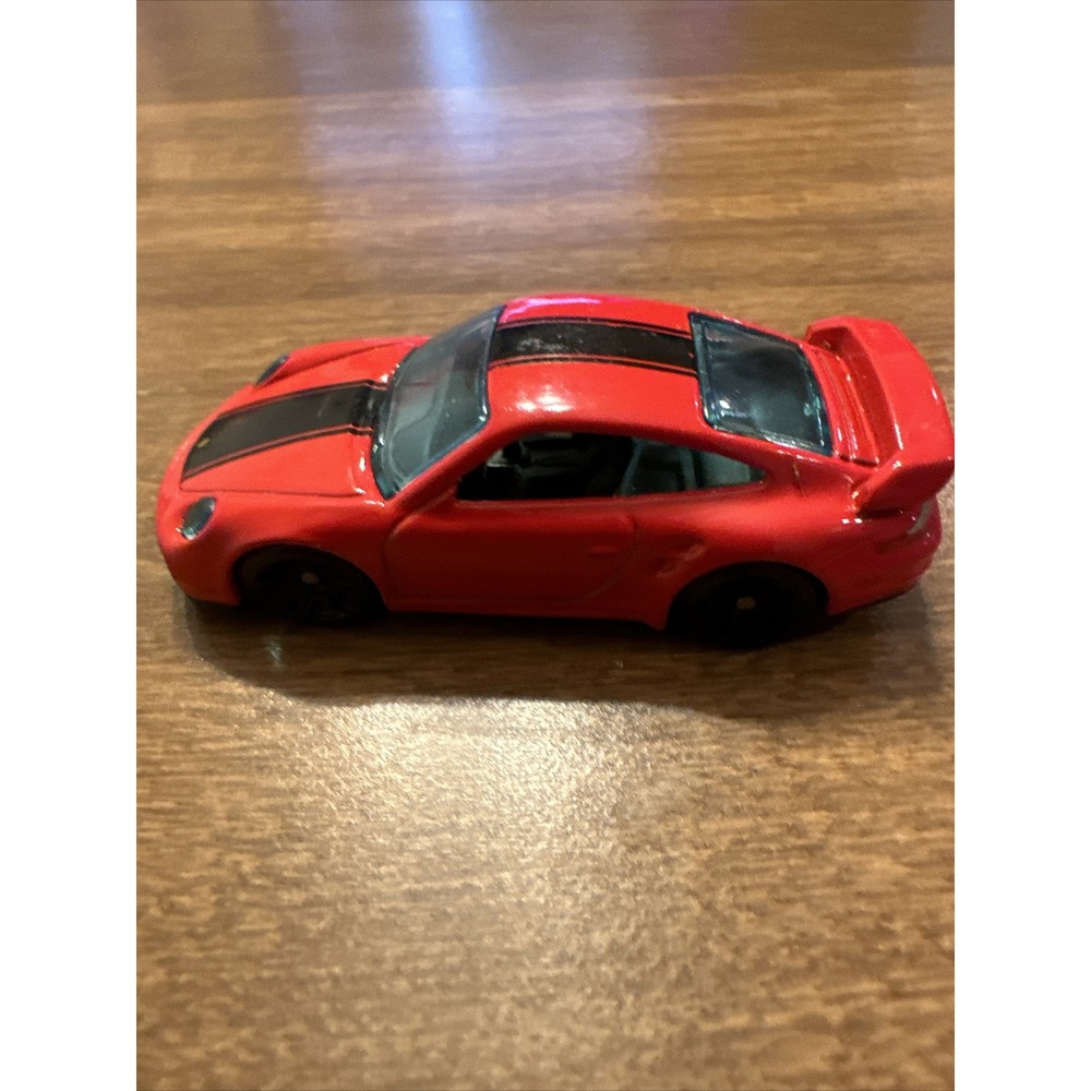 Hot Wheels Porsche 911 GT2 Red Black Stripe Diecast‎ Toy Car 186 MJ 1 NL